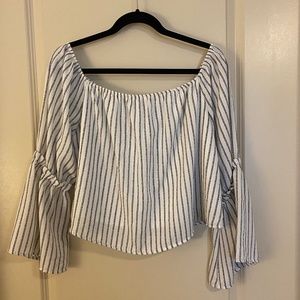 Striped Off-The-Shoulder Top
